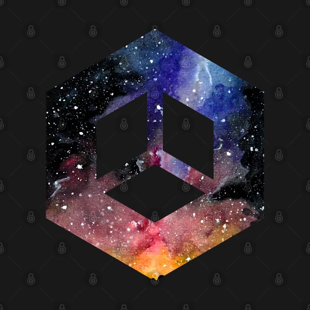 Hexagonal Galaxy by artofiwan