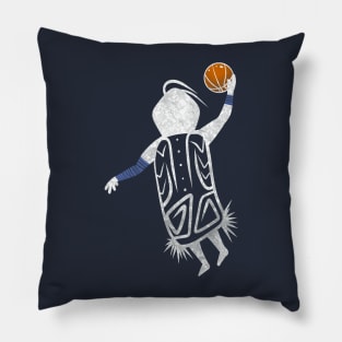 Dunking Basketball Player Pillow