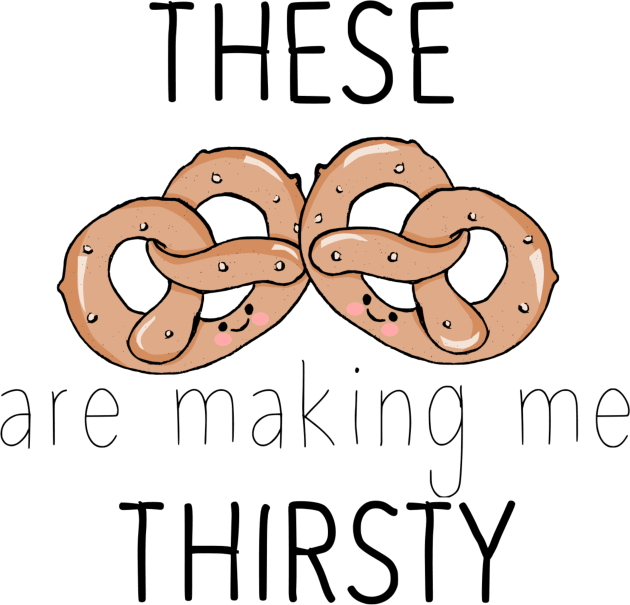 These pretzels are making me thirsty Kids T-Shirt by ThaisMelo