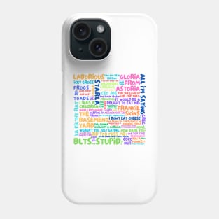 The Basement Yard Podcast Quotes - Multicolor T-Shirt - Updated Design Phone Case