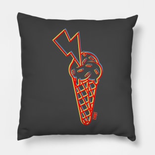 Neon Ice Cream Pillow