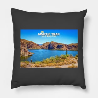 Apache Trail Scenic Drive View Pillow