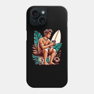 Coffee Surfer Phone Case