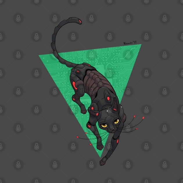 Cyborg Bombay Cat by Novanim