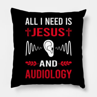 I Need Jesus And Audiology Audiologist Pillow