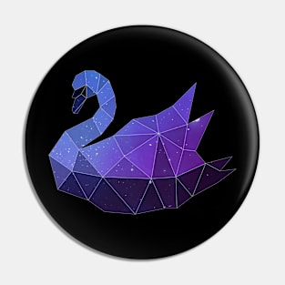 Galaxy Swan Pin