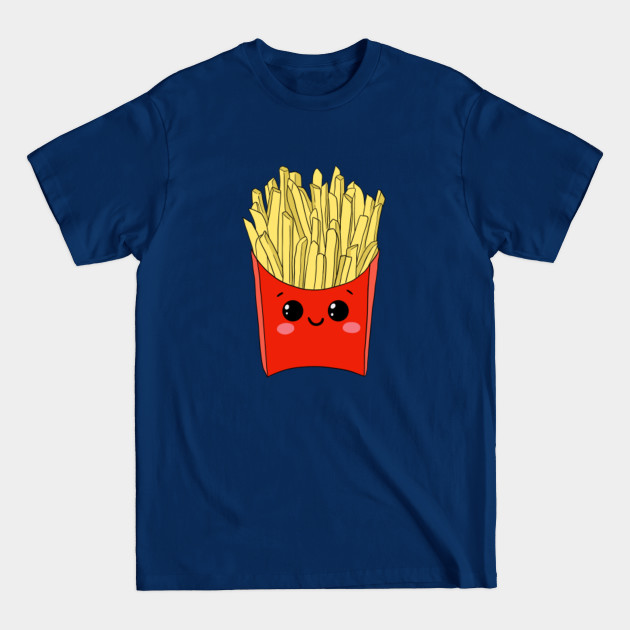 Disover Red Kawaii French Fries - Fries - T-Shirt