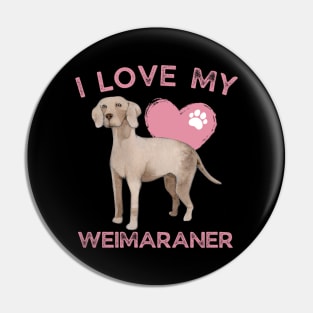 I love my Weimaraner Life is better with my dogs Dogs I love all the dogs Pin