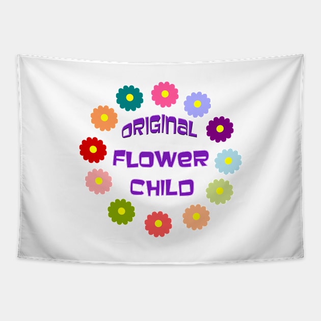 Original flower child Tapestry by artsytee
