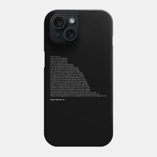 Robert Downey Jr. Quotes Phone Case