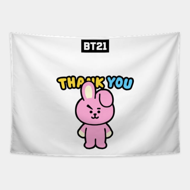 bt21 bts exclusive design 28 Tapestry by Typography Dose