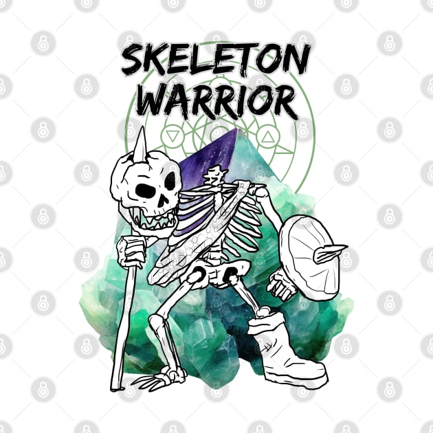 Skeleton Warrior DnD fantasy character by Moonwing