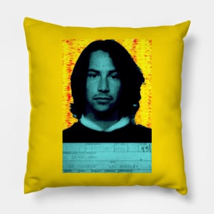 Keanu Reeves Mugshot Pillow