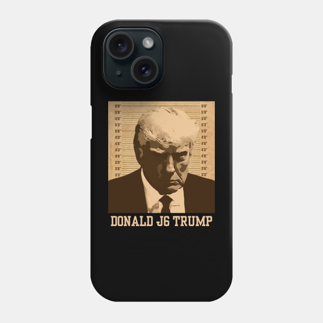 Donald J6 Trump Phone Case by Daz Art & Designs