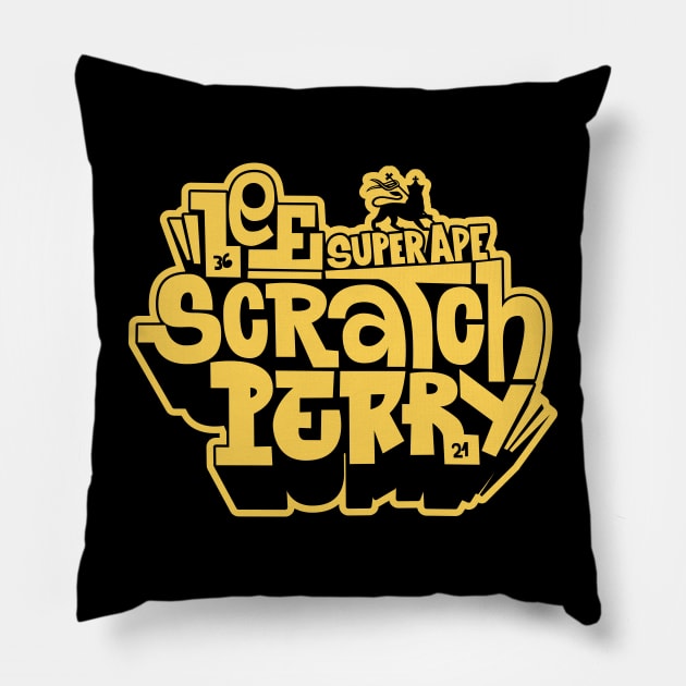 Lee Scratch Perry: The Enigmatic Maestro of Sonic Artistry Pillow by Boogosh