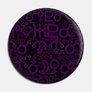 Astrology Symbols Word Cloud (4) Pin