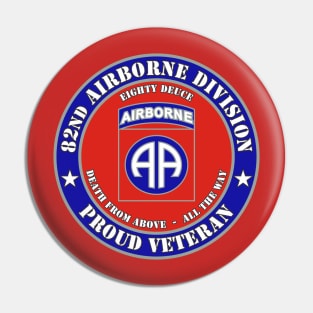 82nd Airborne Division Veteran Pin