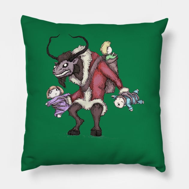 Krampus Pillow by LVBart