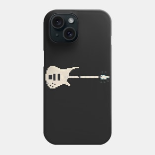 Pixel White K5 Bass Guitar Phone Case