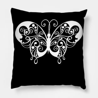 butterfly vector art Pillow