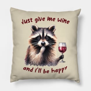 Just give me wine Pillow