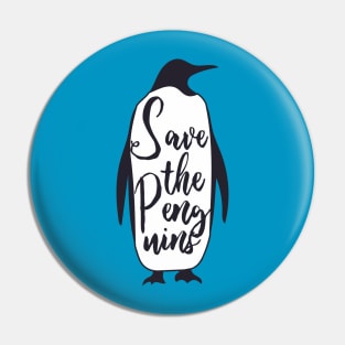 Save the Penguins Pin