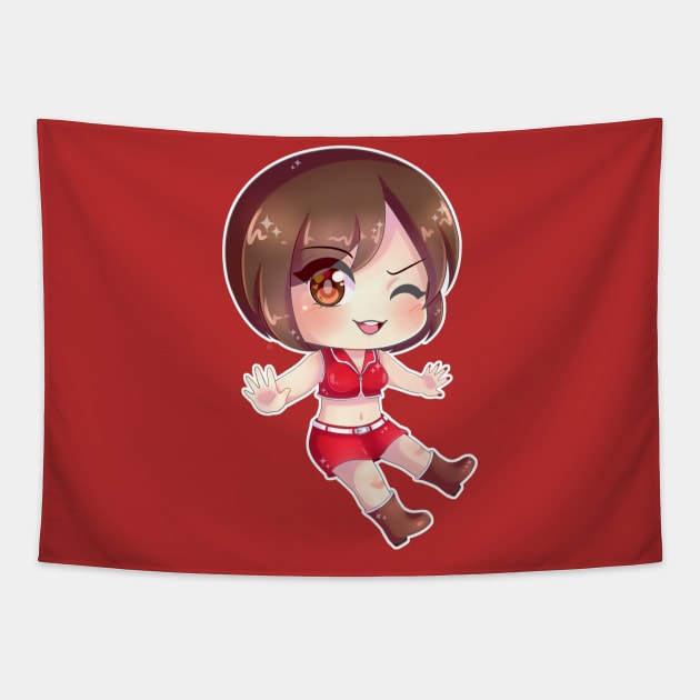 VOCALOID Meiko chibi Tapestry by Nadi-chan16