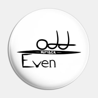 Odd/Even Number Pin