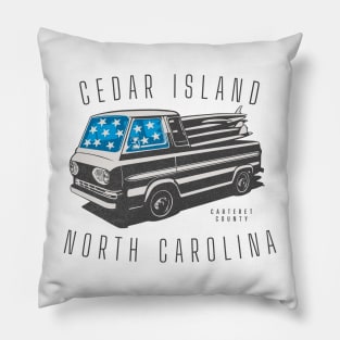 Cedar Island Summertime Vacationing in NC Pillow