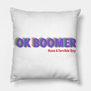 Ok Boomer Pillow