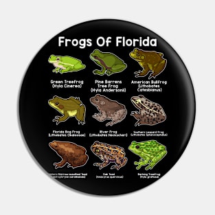 Frogs Florida Pin