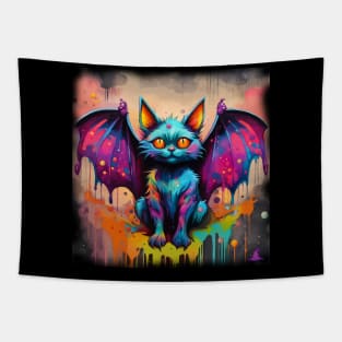 VIBRANT VISIONS (BATCAT) Tapestry