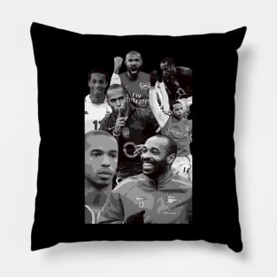 Thierry Henry Vector Art Pillow