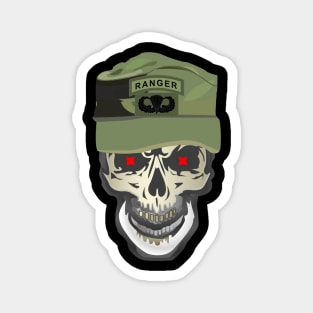 Ranger Patrol Cap - Skull - Ranger Airborne x 300 Magnet