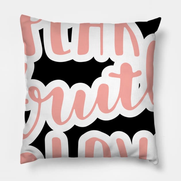 Speak Truth In Love Pillow by Viral Bliss