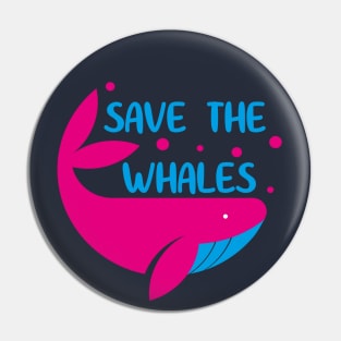 Save the Whales - Animal Lover Pin