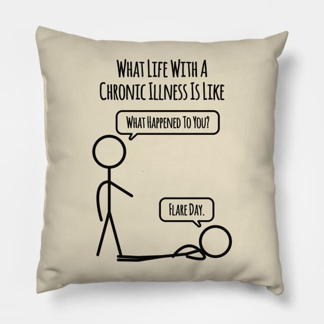 Life With Chronic Illness: Flare Day Pillow by Jesabee Designs