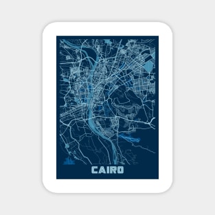 Cairo - Egypt Peace City Map Magnet