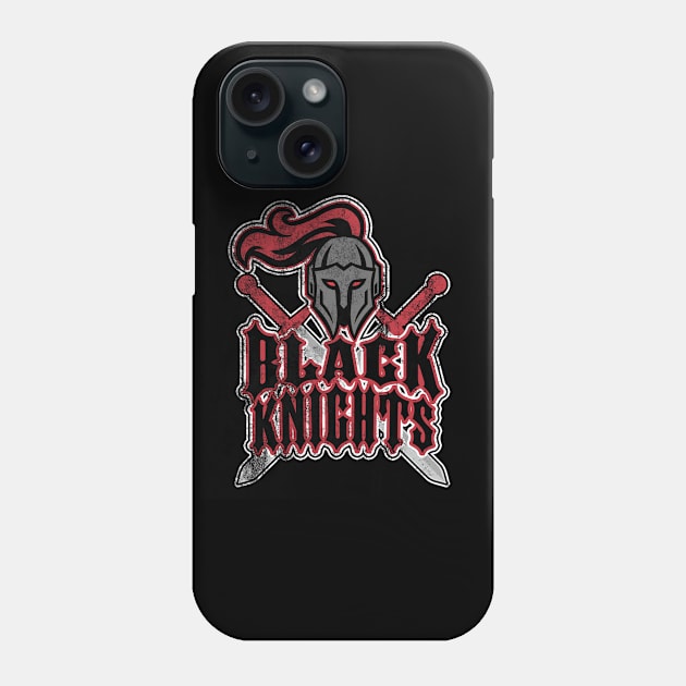 Black Knights, distressed Phone Case by MonkeyKing