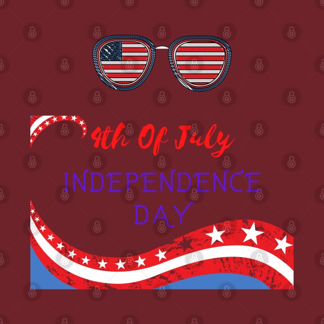 4th of july independence day american flag. Edit by Kachanan@BoonyaShop
