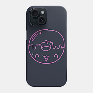 Pink Happy Donut Face Phone Case