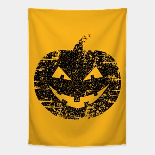 Vintage Halloween Pumpkin Design, Jack O Lantern Pumpkin Tapestry