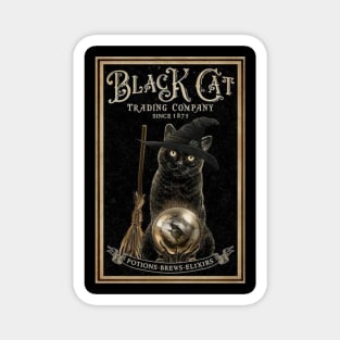 Black cat trading company Magnet