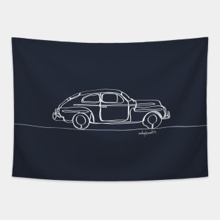 Volvo PV544 - Singe Line Tapestry