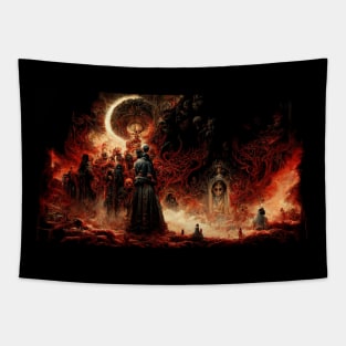 Infernal Testament Tapestry