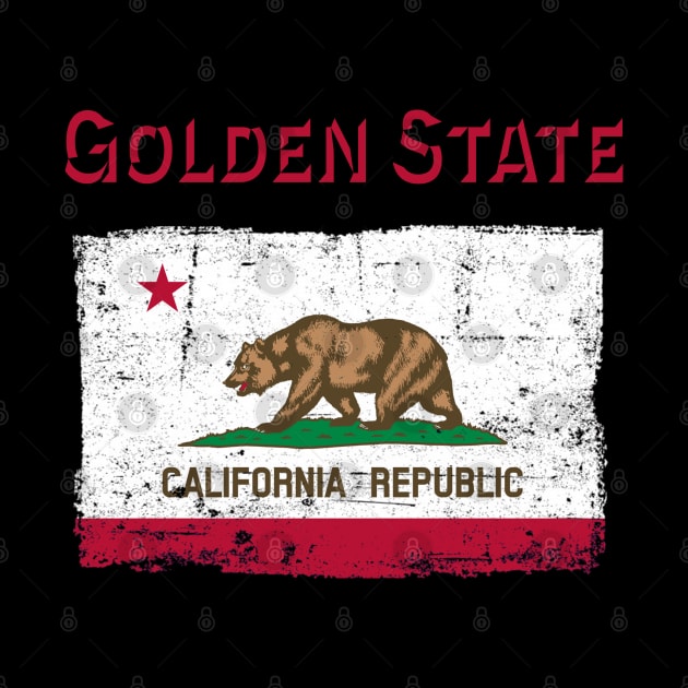 Golden State California Republic Flag by Whites Designs