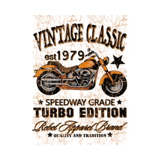 1979 Vintage Classic Turbo Edition motorcycle T-Shirt