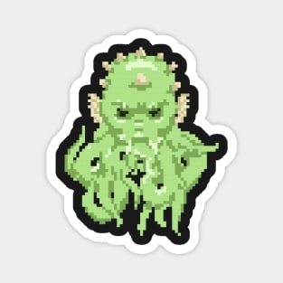 Cthulhu Pixel Design - Board Game Inspired Graphic - Tabletop Gaming Magnet