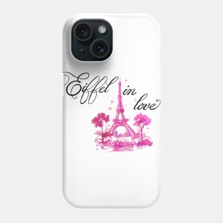 Eiffel in love V3 Phone Case