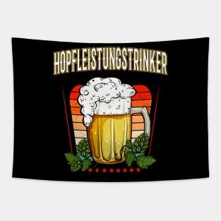 Hopfleistungstrinker Bier Hopfen Spaß Fun Party Tapestry